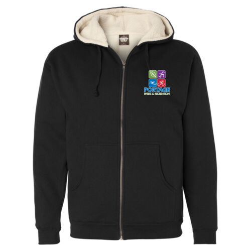 Men's Sherpa-Lined Full-Zip Hooded Sweatshirt Thumbnail