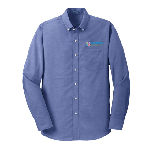 Port Authority® Men's SuperPro™ Oxford Shirt Thumbnail