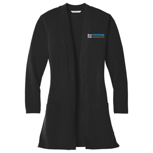 Port Authority® Women's Concept Long Pocket Cardigan Thumbnail
