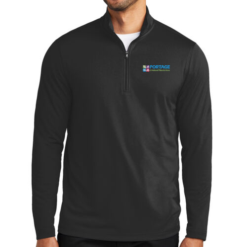 Port Authority® Dry Zone® UV Micro-Mesh 1/4-Zip Thumbnail