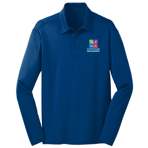 Port Authority® Silk Touch™ Performance Long Sleeve Polo Thumbnail